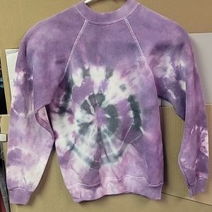 Hanes tye-dye sweatshirt